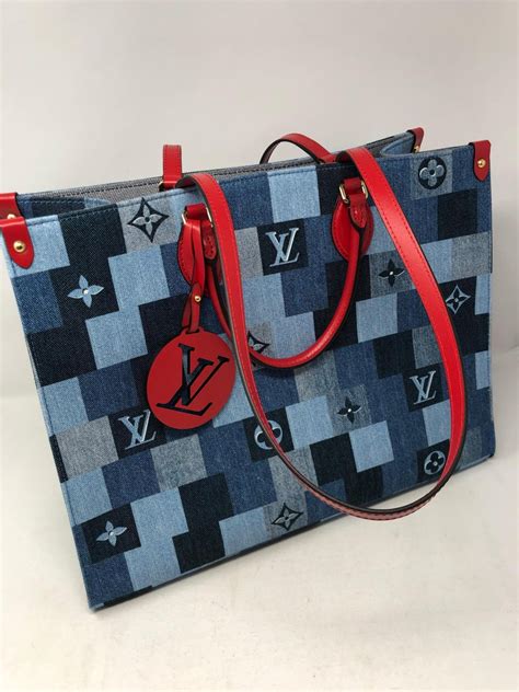 louis vuitton denim onthego